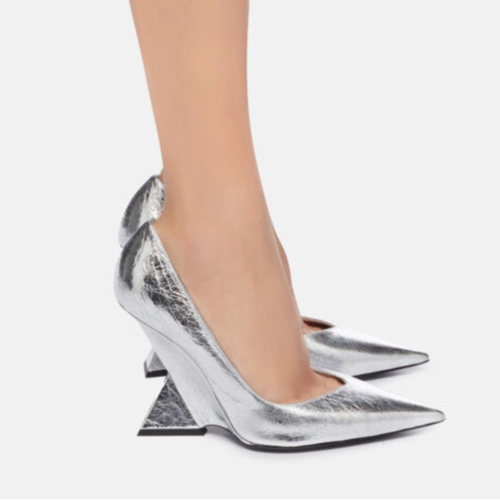 The Attico ''Cheope'' Silver Pump Size 37 - Picture 3 of 12
